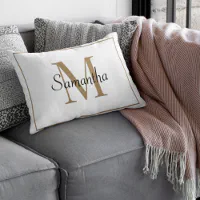 Monogram Name Pillow Cover