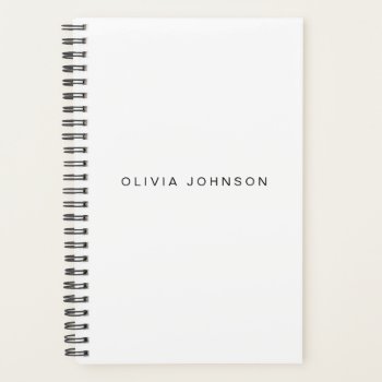 Classic White | Spiral Weekly/monthly 2024 Planner by Thank_You_Always at Zazzle