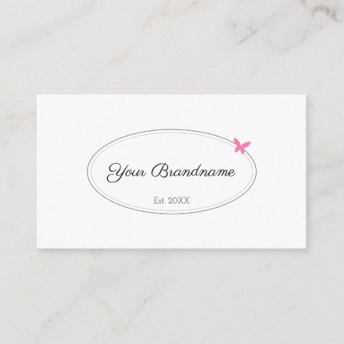 Classic White with Poto Social Media Appointment Business Card