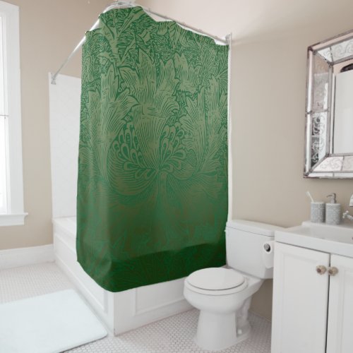 Classic William Morris Floral Shower Curtain