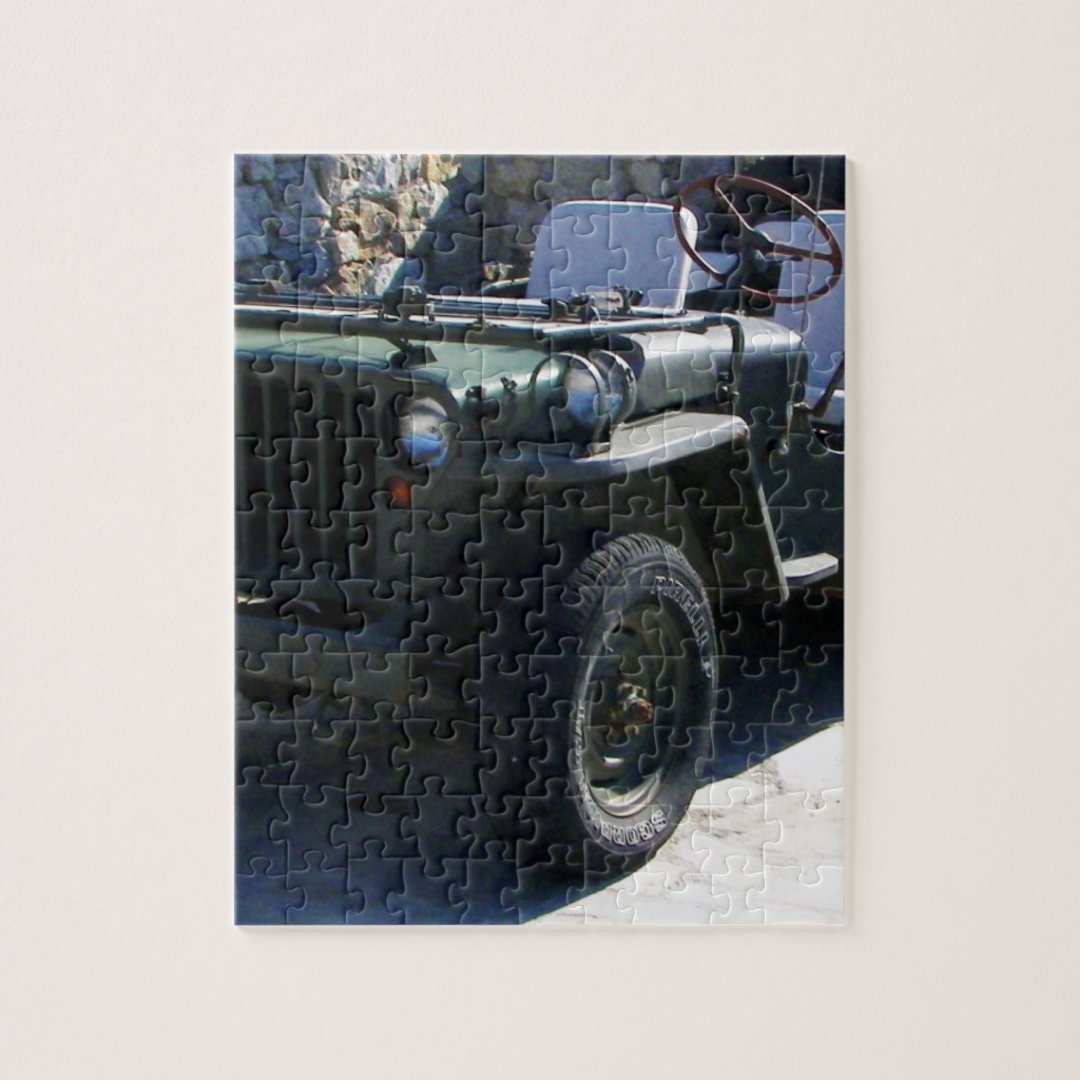 Classic Willy's Jeep. Jigsaw Puzzle Zazzle