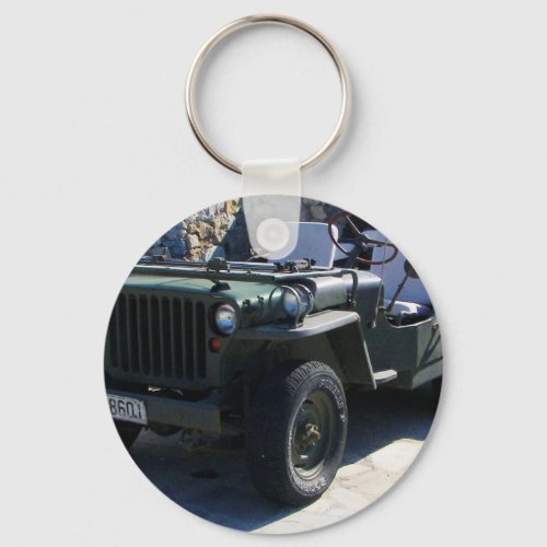 Classic Willys Jeep Keychain