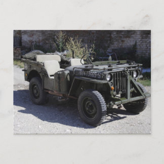 Classic Willys Jeep Postcard