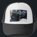 Classic Willy's Jeep. Trucker Hat<br><div class="desc">Classic Willy's Jeep. Great classic vehicle that helped to win World War Two.</div>