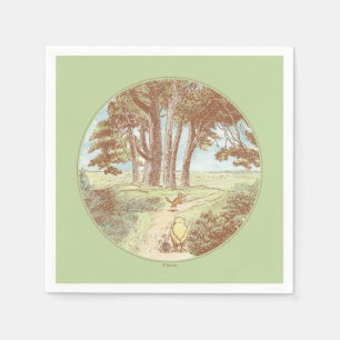 Classic Winnie the Pooh 100 Acre Wood Baby Shower Napkins