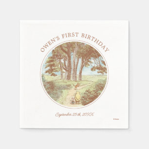 Classic Winnie the Pooh 100 Acre Wood Birthday Napkins