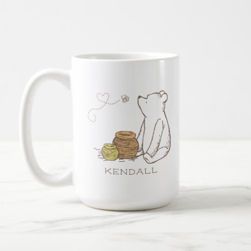 Classic Winnie the Pooh and Honey Pots Coffee Coffee Mug