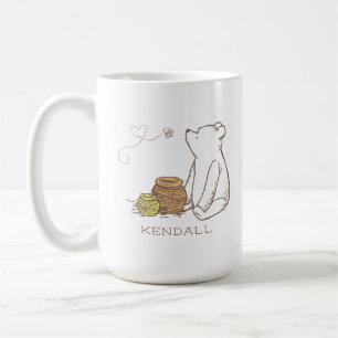 Classic Winnie the Pooh and Honey Pots Coffee Mug