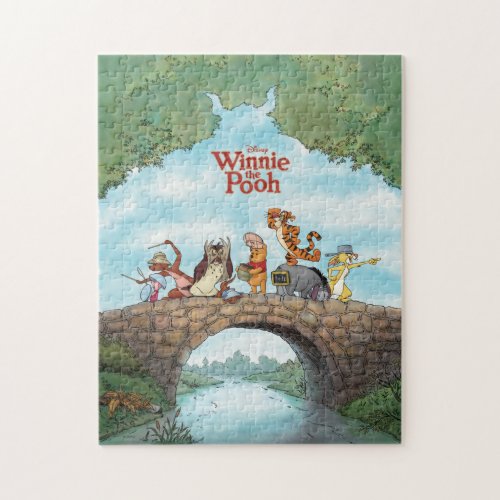 Classic Winnie the Pooh and Pals Poster Art Jigsaw Puzzle