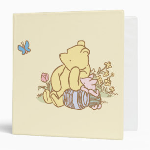 Classic Winnie the Pooh and Piglet 1 Binder