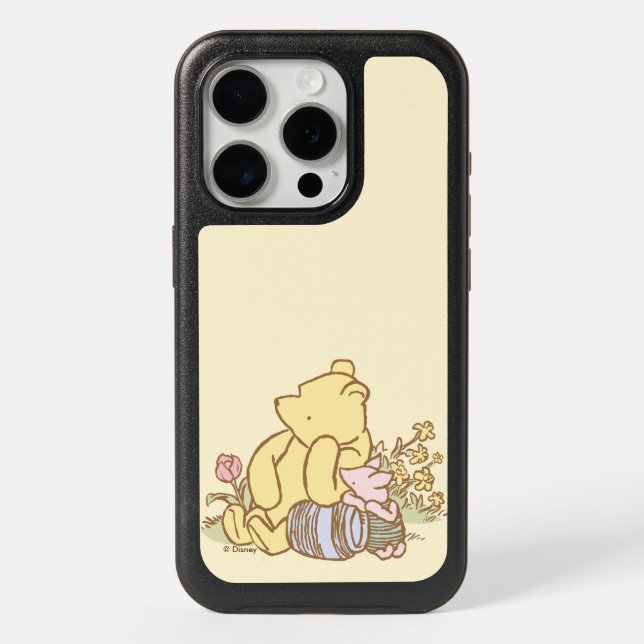 Classic Winnie the Pooh and Piglet 1 iPhone 15 Pro Case (Back)