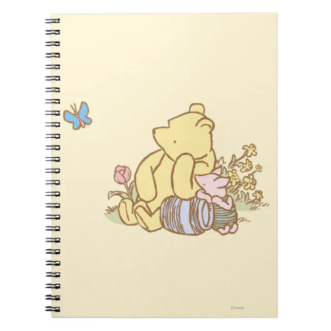 Classic Winnie the Pooh and Piglet 1 Notebook | Zazzle
