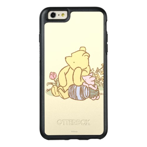 Classic Winnie the Pooh and Piglet 1 OtterBox iPhone 66s Plus Case