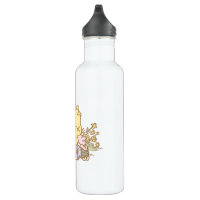 Disney Winnie the Pooh Hunny Pot Sticker Water Bottle with Stickers