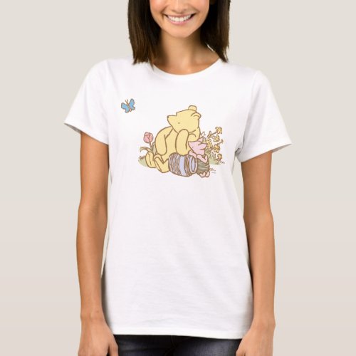 Classic Winnie the Pooh and Piglet 1 T_Shirt