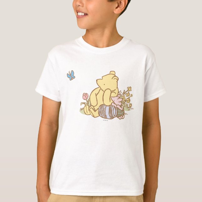 Classic Winnie the Pooh and Piglet 1 T-Shirt (Front)