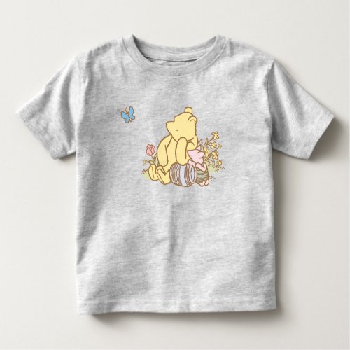 Classic Winnie the Pooh and Piglet 1 Toddler T_shirt