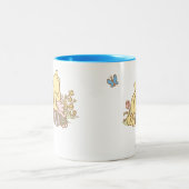 Classic Winnie the Pooh and Piglet 1 Two-Tone Coffee Mug (Center)
