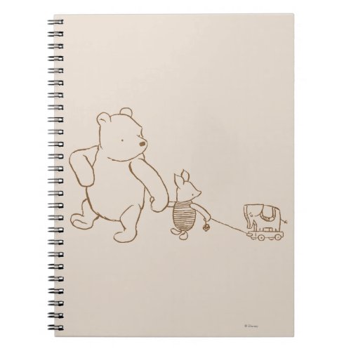 Classic Winnie the Pooh and Piglet 2 Notebook