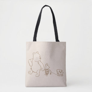 Classic Winnie the Pooh and Piglet 2 Tote Bag