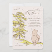 Classic Winnie the Pooh | Baby Shower Invitation (Front)