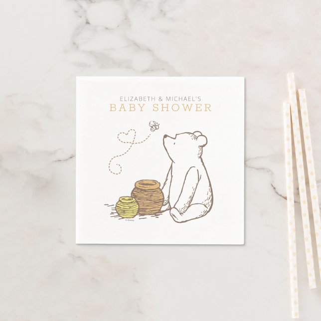 Classic Winnie the Pooh Baby Shower  Napkins (Creator Uploaded)