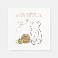 Classic Winnie the Pooh Baby Shower  Napkins