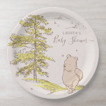 Classic Winnie the Pooh | Baby Shower Paper Plates<br><div class="desc">Celebrate you Winnie the Pooh themed Baby Shower with these sweet Classic Pooh paper plates. Personalize by adding your name or party details.</div>