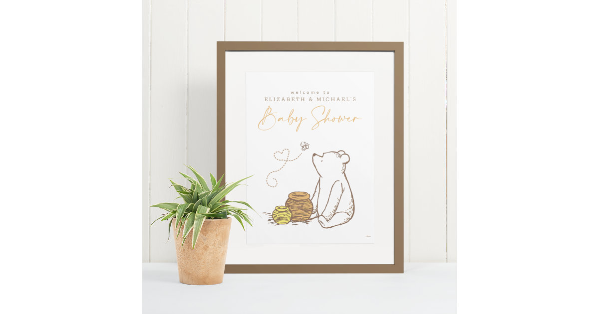 Classic Winnie-the-Pooh Editable Baby Shower Signs Bundle – Bright Color  Mom Shop