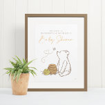 Classic Winnie The Pooh Baby Shower Welcome Sign at Zazzle