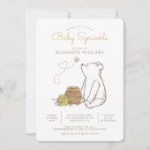 Classic Winnie the Pooh Baby Sprinkle Invitation (Front)