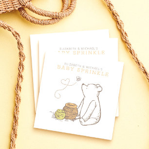 Classic Winnie the Pooh Baby Sprinkle Napkins