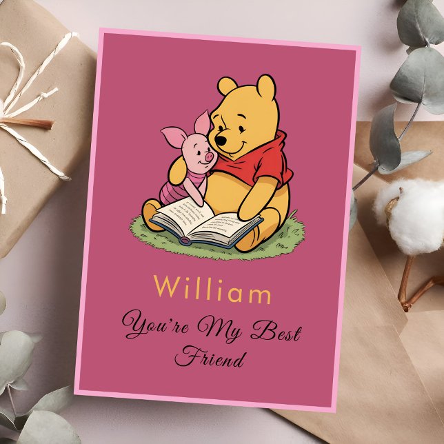 Classic Winnie the Pooh Best Friend Card (Creator Uploaded)