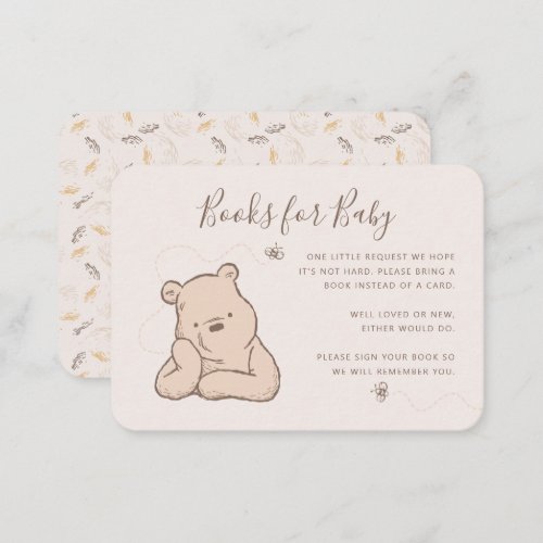 Classic Winnie the Pooh Books for Baby Insert Card