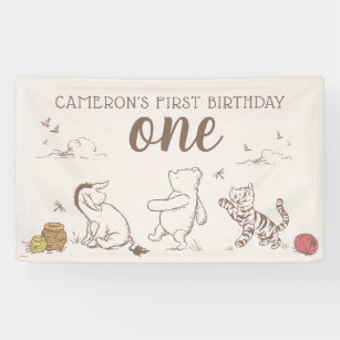 Winnie The Pooh Banners Zazzle