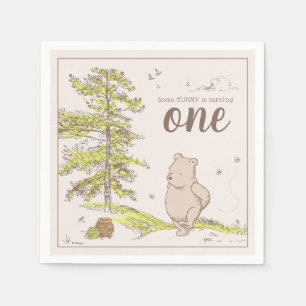 Classic Winnie the Pooh First Birthday Napkins
