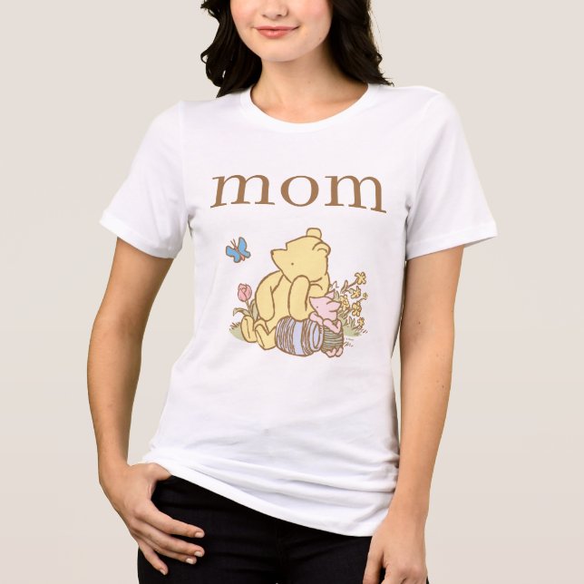 Classic Winnie-the-Pooh First Birthday Tri-Blend Shirt (Front)