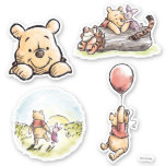 Classic Winnie the Pooh Illustrated Sticker