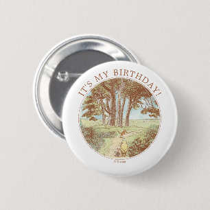 Classic Winnie the Pooh It's My Birthday Button