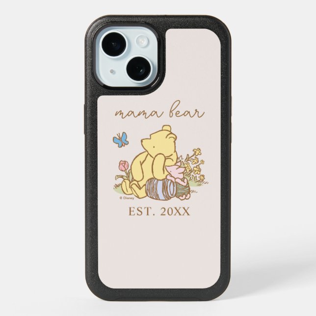 Classic Winnie the Pooh | Mama Bear - New Mom iPhone 15 Case (Back)