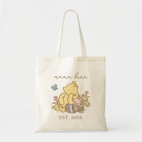 Classic Winnie the Pooh  Mama Bear _ New Mom Tote Bag