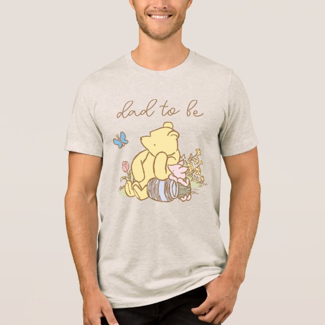 Classic Winnie the Pooh | Mama Bear - New Mom Tri-Blend Shirt (Front)