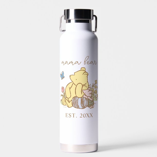Classic Winnie the Pooh | Mama Bear - New Mom Water Bottle (Front)