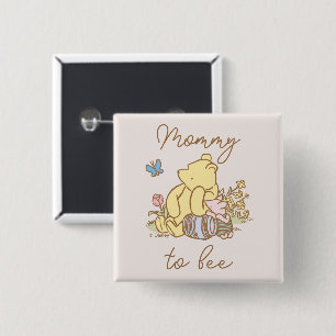 Classic Winnie the Pooh   Mommy to Bee Button