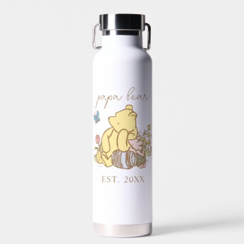Classic Winnie the Pooh  Papa Bear _ New Dad Water Bottle