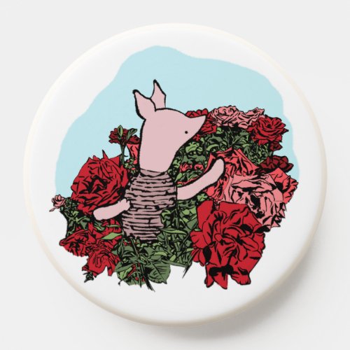 Classic Winnie the Pooh Piglet in Roses PopSocket