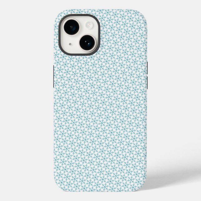 Classic Winter Snowflakes Phone Case (Back)