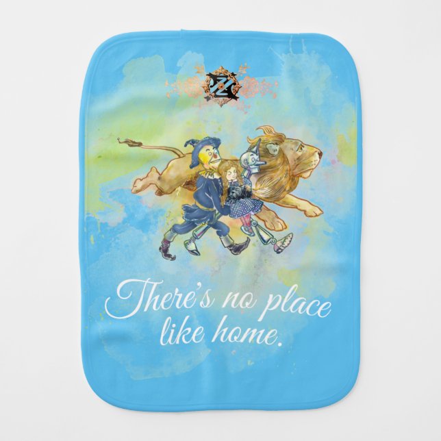 Classic Wizard of Oz Baby Burp cloth (Front)