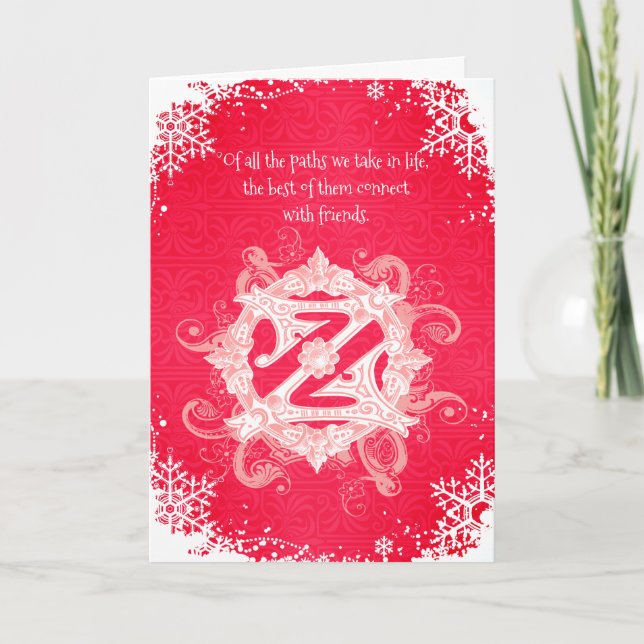 Classic Wizard of Oz Christmas Note Card (Front)