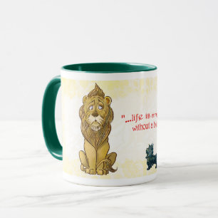 Classic Wizard of Oz Courage mug